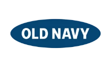 Old Navy logo on black background.