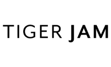 Tiger Jam logo in black text.