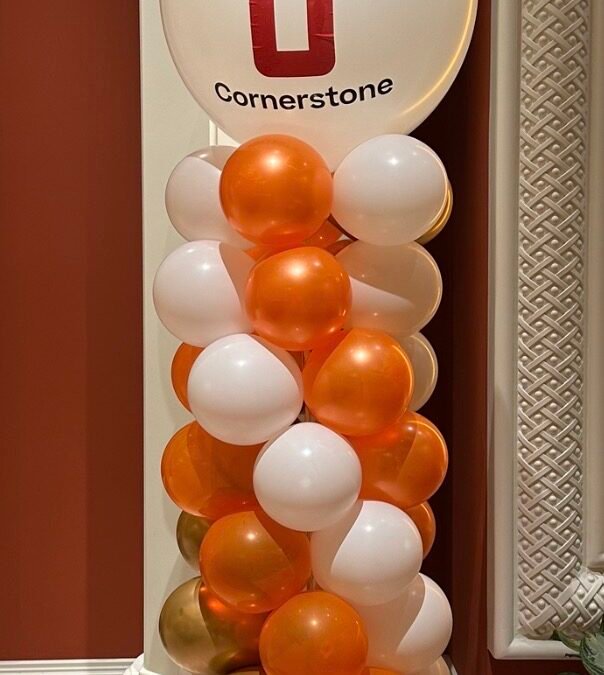 Balloon Decor Custom Logo Health and Dental Conference Exhibit